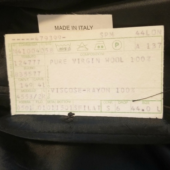 CROSSROADS Giorgio Armani Tuxedo Jacket  44L - Picture 8 of 8